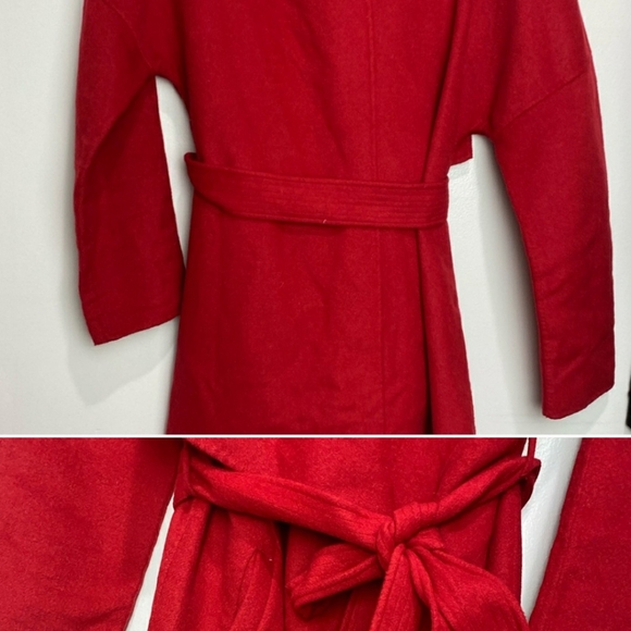 Badgley Mischka Beautiful Wool Coat. - Picture 5 of 5